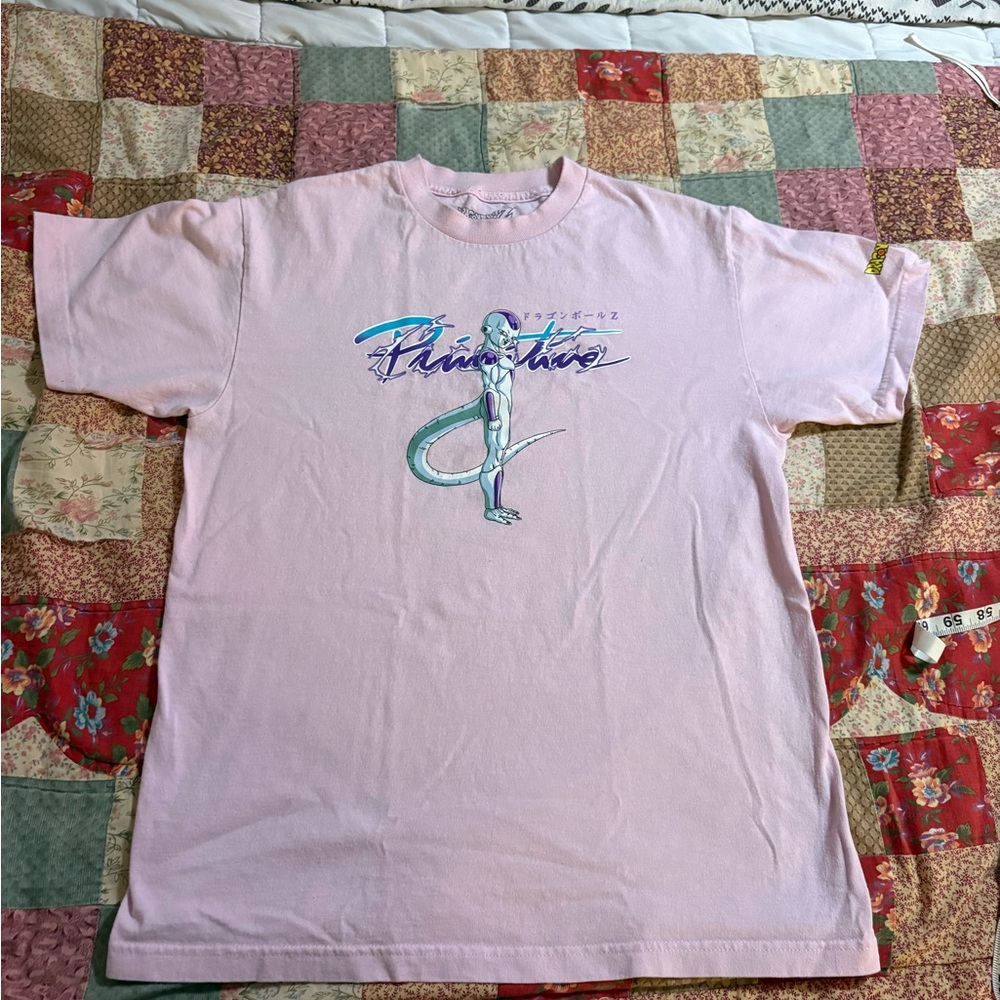 Primitive dragonball z . Medium frieza  Light Pink Graphic Tee
